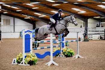 Thomas Dovkants is victorious in the final SEIB Winter Novice Qualifier at SouthView Equestrian Centre